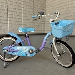 アナと雪の女王 自転車の中古が安い！激安で譲ります・無料であげます  