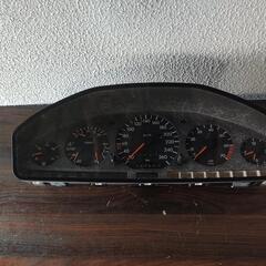 中古 計器 VDO 88311184  Mercedes-Benz W140 メルセデスベンツ スピードメーター タコメーター 水温計 時計 ジャンク



