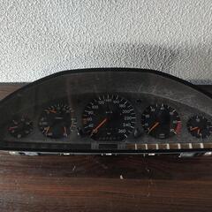 中古 計器 VDO 88311184  Mercedes-Benz W140 メルセデスベンツ スピードメーター タコメーター 水温計 時計 ジャンク



