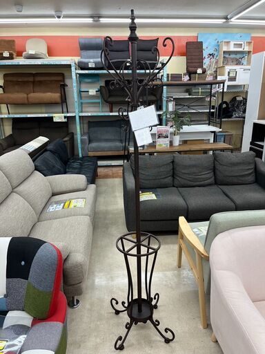 珍しい商品の入荷ですポールハンガー アンティーク調お早めに！1053