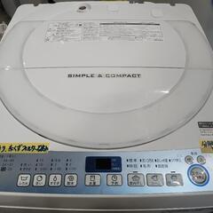 配送可【シャープ】7K洗濯機★2019年製　分解クリーニング済/6ヶ月保証付　管理番号11808