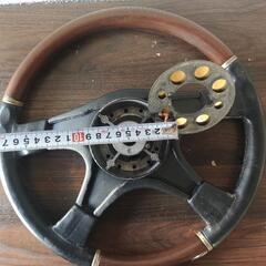 renoma レノマ ステアリング ウッド コンビ ハンドル 当時物

