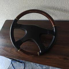 renoma レノマ ステアリング ウッド コンビ ハンドル 当時物


