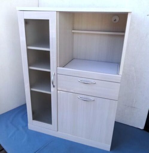 ニトリ[幅75cm] レンジ台(ブリエ NRE 10575)キッチン家具 一人暮らし【自社配送は札幌市内限定】店頭お引き取り歓迎/札幌市白石区
