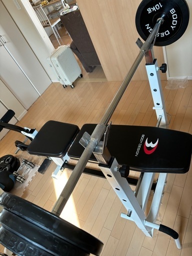 バーベルスタンド(ベンチプレス・スクワットラック)セット【秋田・引き取り限定】 バーベルスタンド(ベンチプレス・スクワットラック)セット【秋田