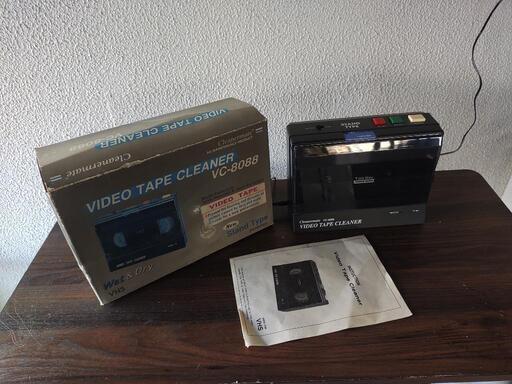 【昭和レトロ】VHSビデオテープクリーナー VC-8088 中古★通電確認済み