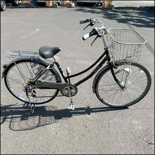 26インチ自転車 6段変速付き軽快車 ブラック 札幌 東区 店頭引き取り歓迎