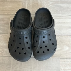 ▪crocs▪クロックス▪黒サンダル▪21cm