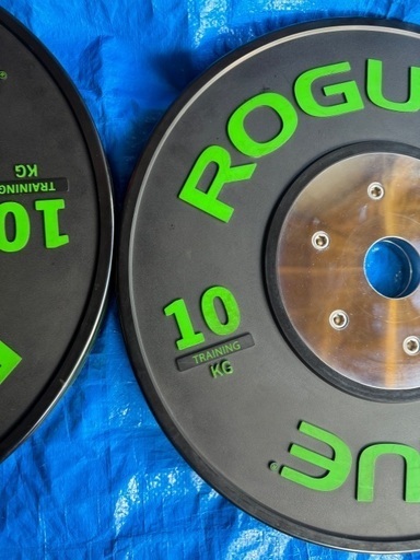 Rogue バンパープレート　20kg 1枚 rogue バンパープレート トレーニングプレート 20kgセット rogue