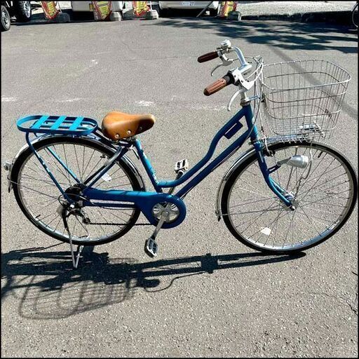 ブリヂストン 26インチ自転車 ノルコグ/NOLKOG 6段変速 自動ライト ブルー 札幌 東区 店頭引き取り歓迎