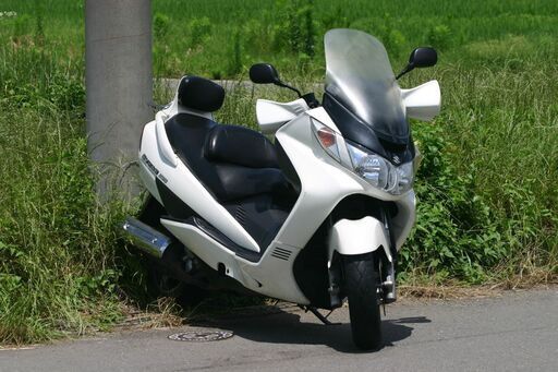 埼玉発645-14573Km】自賠責保険付SUZUKIスカイウェイブ250 CJ43Aパールグラスホワイト 埼玉発645-14573Km】自賠責保険付SUZUKIスカイウェイブ250 CJ43Aパール