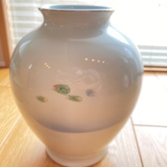 箱付き 深川製磁 オールド深川 錦鯉絵 花瓶