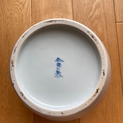 箱付き 深川製磁 オールド深川 錦鯉絵 花瓶