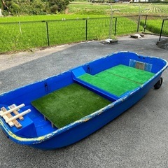 YAMAHA FRPボート　ドーリー付き　2馬力艇