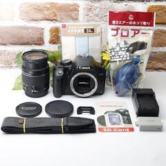 【全国送料無料】Canon EOS Kiss X2✨ ショット数わずか!!  届いたらすぐに使えます✨ ダブルレンズ希望も相談ください♪✨ ズームレンズキット 一眼レフ