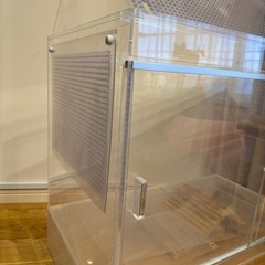 アクリル　二階建てハリネズミケージ