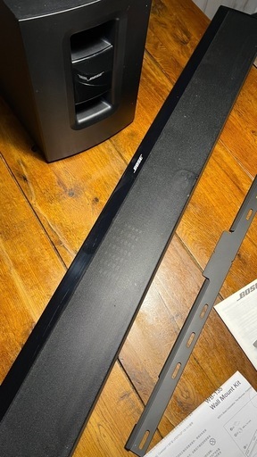 BOSE cinemate 1SR サウンドバー 壁掛マウント付 Bose CineMate 1 SR