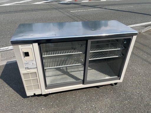■中古品 ホシザキテーブル形冷蔵ショーケース RTS-120STB2 1200x450x800ｍｍ 2018年 動作問題なし 190Ｌ■