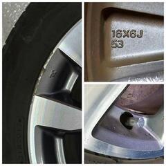 ホンダ フィットRS GE8 純正アルミホイールセット 185/55 R16 PDC100 4