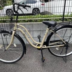 【ネット決済】街乗り自転車　ママチャリ　