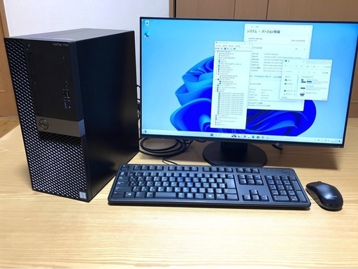 デスクトップパソコン(i7-8700,メモリ16GB,SSD240GB,HDD1TB ,Radeon R5 430)