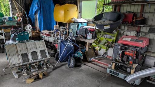 田植機　ブロードキャスター　動噴機