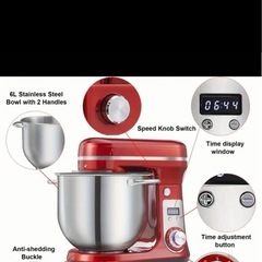 全自動多機能キッチン電気スタンドミキサー、自動生地ミキサー、家庭用