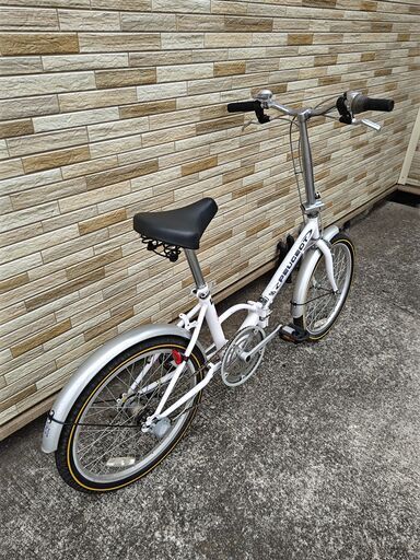 中古 プジョー 折り畳み自転車 3段変速 20インチ 軽整備済み 防犯登録