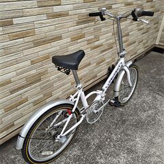 中古 プジョー 折り畳み自転車 3段変速 20インチ  軽整備済み 防犯登録対応 町田市 相模原市 MM377