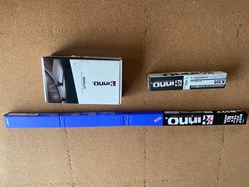 INNO ルーフキャリア取付3点セット  INSUT + K305 + IN-B117BK