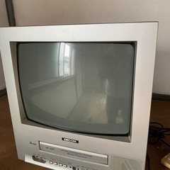 早い者勝ち！ビデオ付ブラウン管テレビ