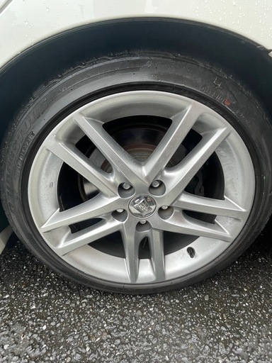 200系アスリート純正18インチホイール バリ山☆200系クラウン 