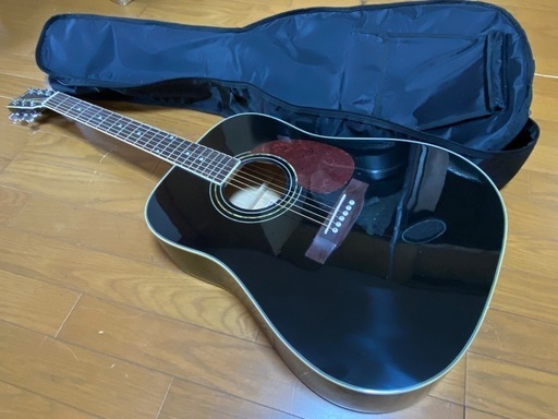 アコースティックギター　Sepia Crue  Wー170ーBK ケース付き美品1942ー05ー1