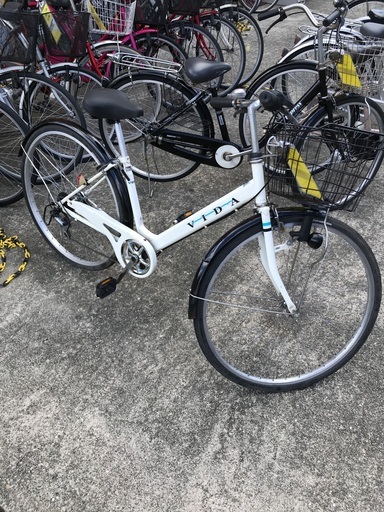 アサヒ VIDA 27インチ自転車 白
