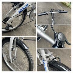 yeah 折りたたみ自転車 20インチ 6段変速 ホワイト DAHON ダホン ミニベロ