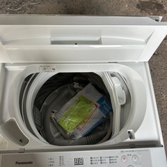 パナソニック 全自動洗濯機 5kg NA-F5B1-LH ライトグレー ビッグウェーブ洗浄