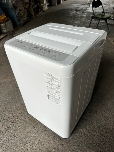 パナソニック 全自動洗濯機 5kg NA-F5B1-LH ライトグレー ビッグウェーブ洗浄