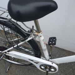 ★ジモティー割引有★ 軽快自転車 27インチ SUA33558 白 中古品