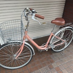 26インチ　ブリヂストン　内装３段変速付き　軽量アルミフレーム　またぎやすいU型フレーム　