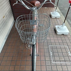 26インチ　ブリヂストン　内装３段変速付き　軽量アルミフレーム　またぎやすいU型フレーム　