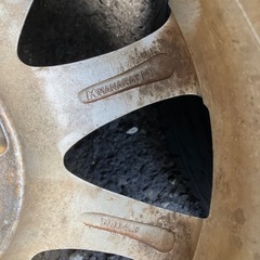 プリウス等のホイール4本(タイヤ付ですがタイヤ使用不可)