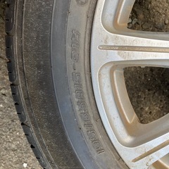 プリウス等のホイール4本(タイヤ付ですがタイヤ使用不可)