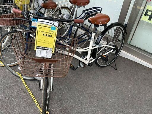 ☆店頭にて試乗可☆ J6542 シティサイクル SOUTHERNPORT シルバー 24