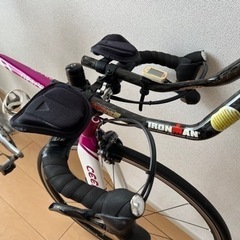 女性用ロードバイク　身長150〜160cm用　空気入れ付き