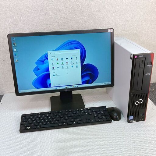 Windows11 第7世代CPU搭載 ブルーレイ内蔵 SSD使用 ★ 富士通 ESPRIMO D587/RX Core i5-7500(3.4G/4コア/Kaby Lake) メモリ8GB SSD256GB DVD-RW