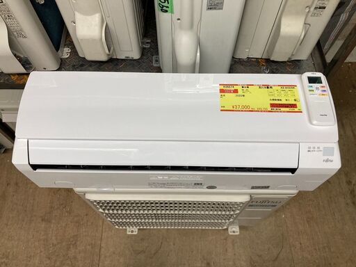 K05574　中古エアコン 富士通 2020年製 主に6畳用 冷房能力 2.2KW / 暖房能力 2.2KW