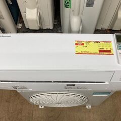 K05575　中古エアコン ハイセンス 2019年製 主に6畳用 冷房能力 2.2KW / 暖房能力 2.2KW
