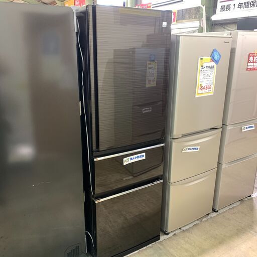 3ドア冷蔵庫 三菱 365L 2019年 中古商品