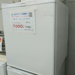 3か月間保証☆配達有り！7000円(税抜）東芝 1BOX 1ドア...