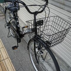 EPISWORD[エピスワード]26吋 ファッションサイクル 外装6段/ブラック